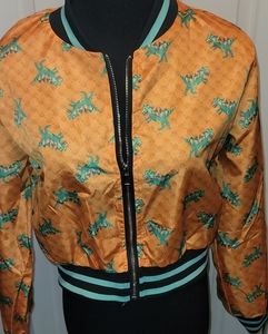 Dinosaur print jacket